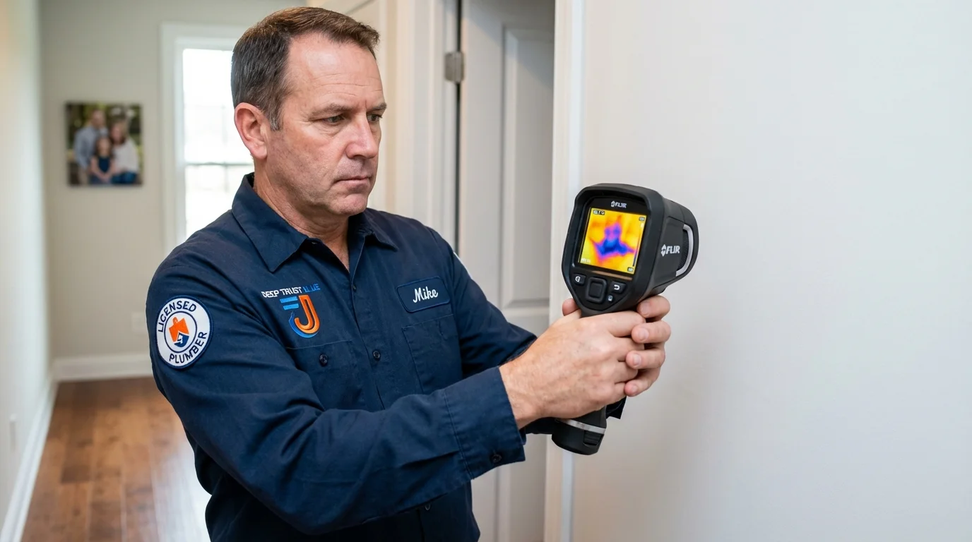 Thermal imaging leak detection by Johns Plumbing LLC in Hayneville